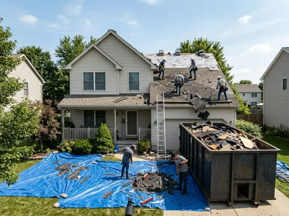 roof-replacement-debris-remova-004 — frequently asked questions, Cheapest Dumpster Rentals in West Branch, IA
